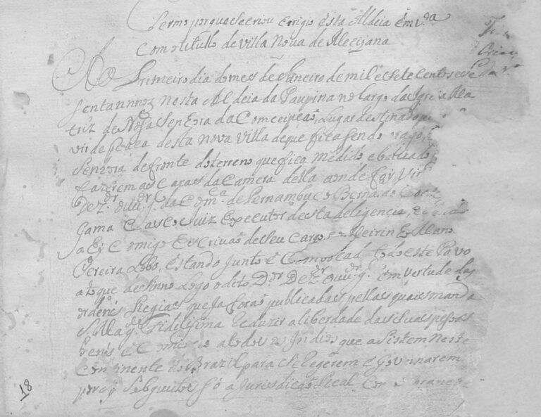 Ata de Fundação da Vila de Messejana